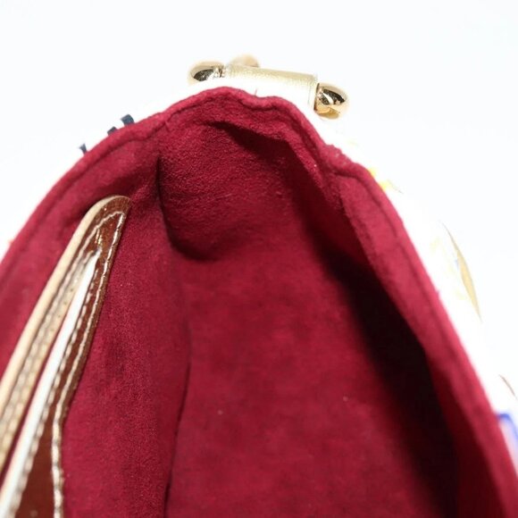 LOUIS VUITTON Monogram Multicolor Marilyn Shoulder Bag White M40206 Auth 138531A - Picture 12 of 16